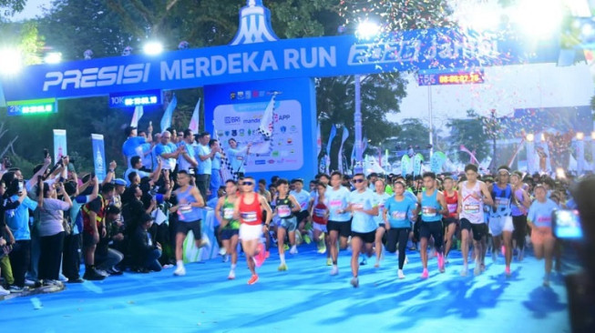 Ribuan Peserta Ramaikan Event Nasional, Presisi Merdeka Run 2026 di Jambi Sukses